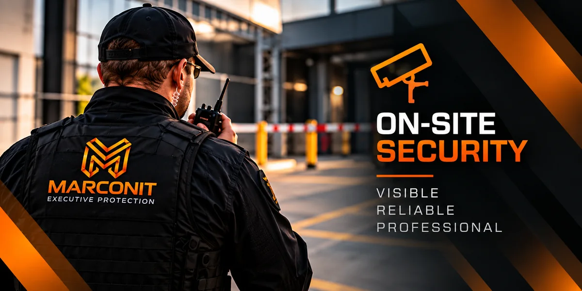 Professional on-site security officer